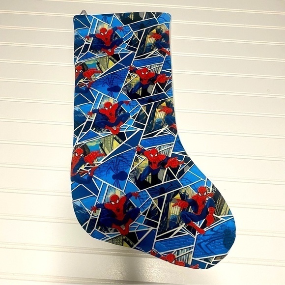 Spider-Man Christmas Stocking Handmade - Picture 1 of 5